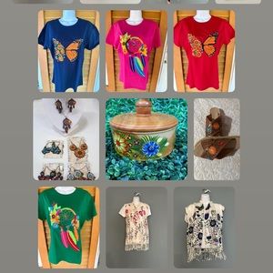 Ropa Artesanal Nueva varios preciosos playeras zapatos todo es Nuevo